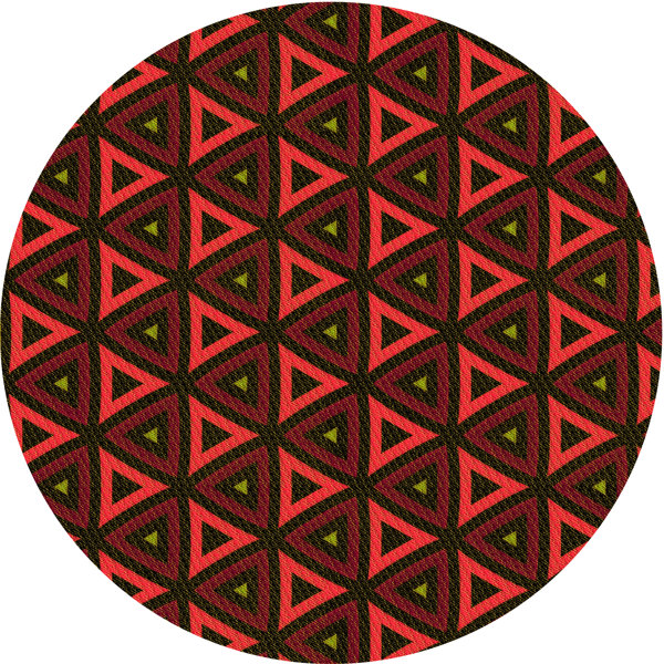 Wrought Studio Wool Red/Hot Pink Rug Wayfair